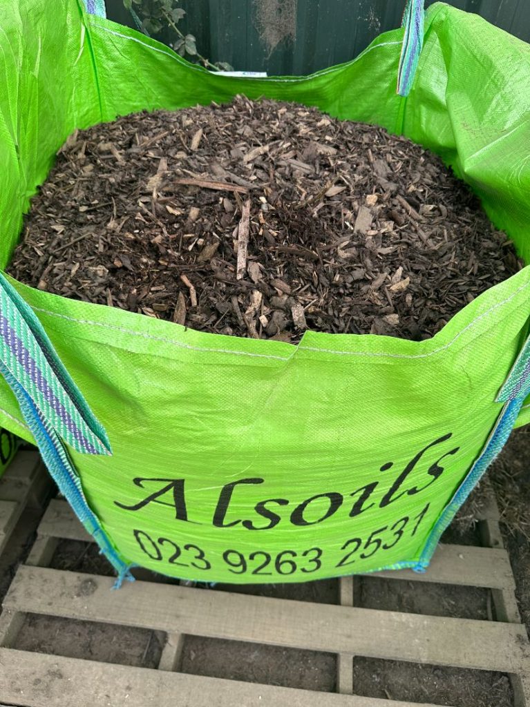 alsoils bag with bark mulch